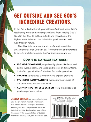 God Is in Nature!: A Kids Devotional About His Awesome Creations