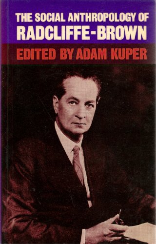 Social Anthropology of Radcliffe-Brown - Retail Maharaj