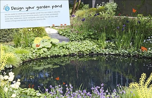 RHS Ultimate Sticker Book Garden Pond: New Edition with More Than 250 Stickers - Retail Maharaj