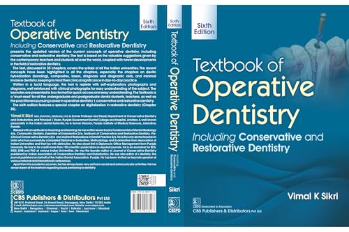 Textbook of Operative Dentistry, Including Conservative and Restorative Dentistry 6/e | (PB - 2026)