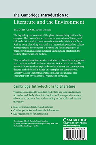 The Cambridge Introduction to Literature and the Environment (Cambridge Introductions to Literature)