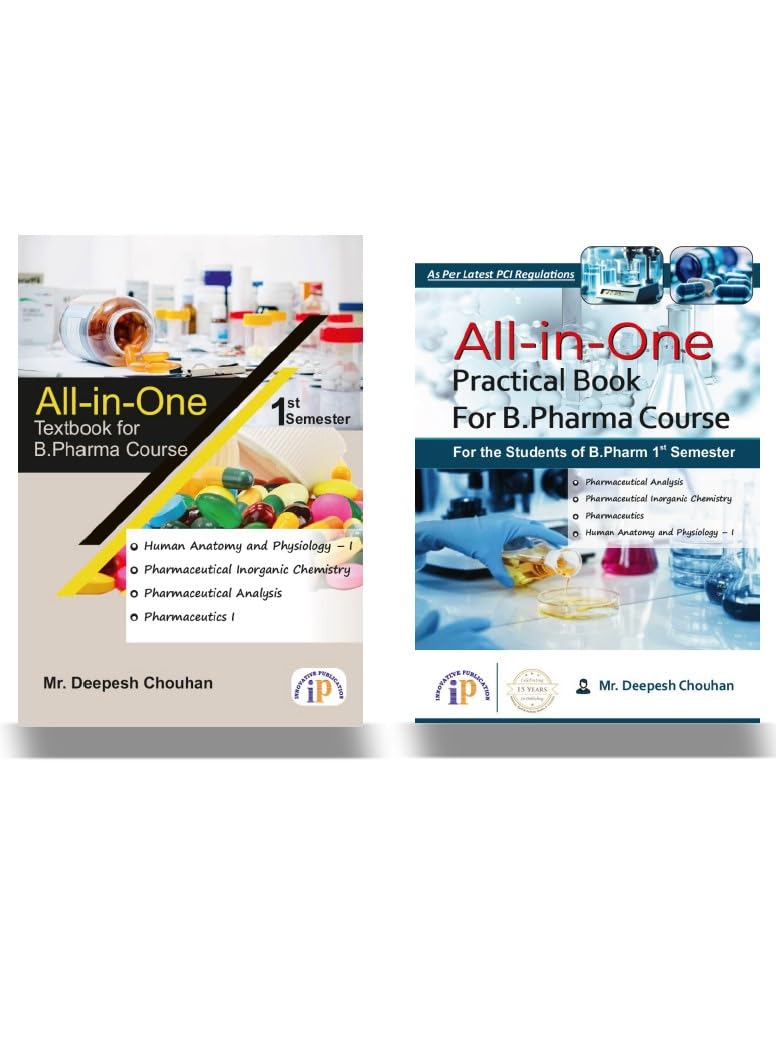 All-in-One Textbook and Practical Book for B.Pharma Course - Retail Maharaj