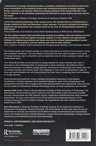 Introduction to Energy Analysis - Retail Maharaj