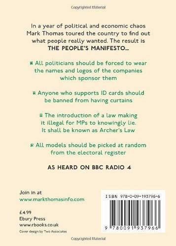 Mark Thomas Presents the People's Manifesto - Retail Maharaj