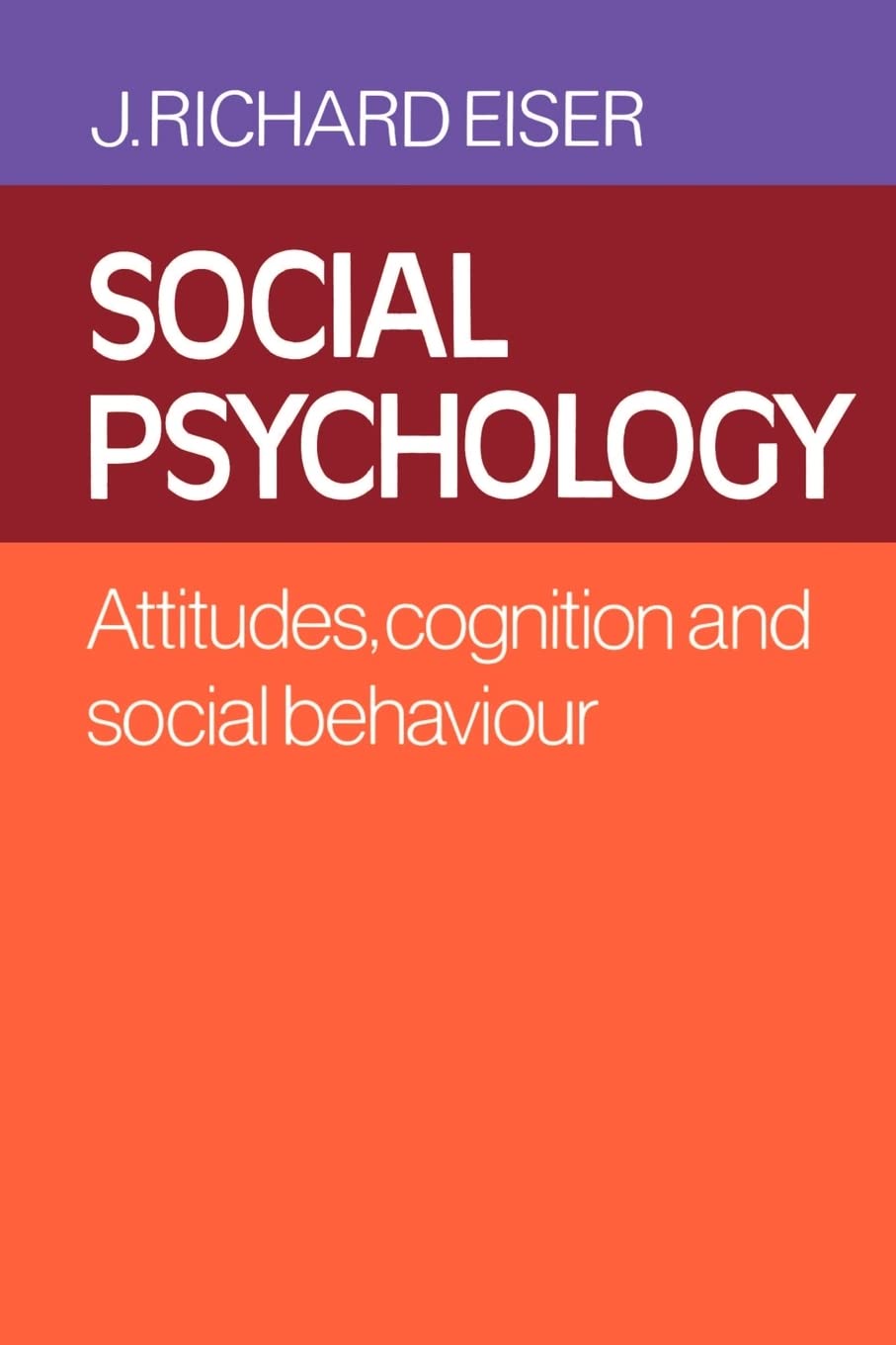 Social Psychology: Attitudes, Cognition and Social Behaviour