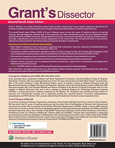 Grant’s Dissector, 2nd South Asian ed