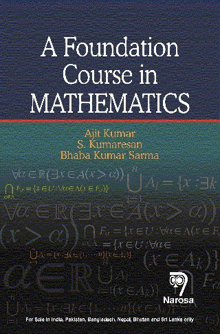 A Foundation Course in Mathematics - Retail Maharaj