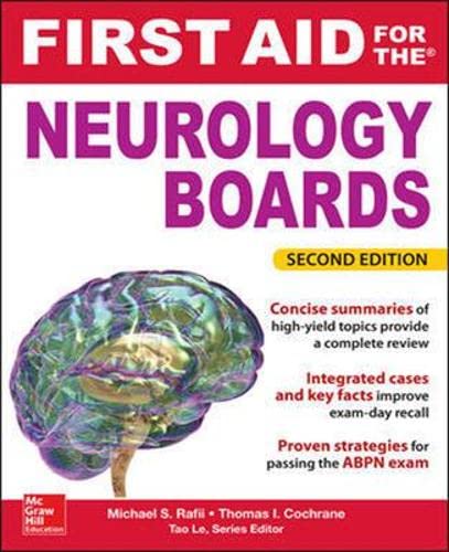 FIRST AID FOR THE NEUROLOGY BOARDS