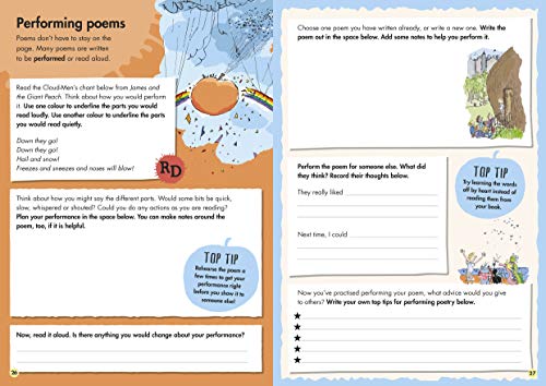 Roald Dahl Creative Writing with James and the Giant Peach: How to Write Phenomenal Poetry - Retail Maharaj