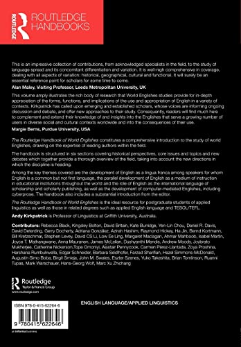 The Routledge Handbook of World Englishes (Routledge Handbooks in Applied Linguistics) - Retail Maharaj