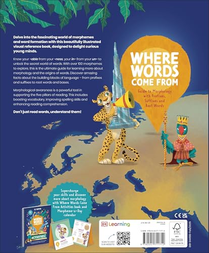 DK Super Where Words Come From: Word roots, bases, prefixes and suffixes to boost spelling and comprehension - Retail Maharaj