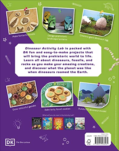 Dinosaur Activity Lab: Exciting Projects for Budding Palaeontologists (DK Activity Lab) - Retail Maharaj