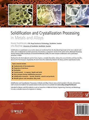 Solidification and Crystallization Processing in Metals and Alloys - Retail Maharaj