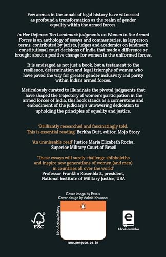 In Her Defence: Ten Landmark Judgments on Women in the Armed Forces - Retail Maharaj