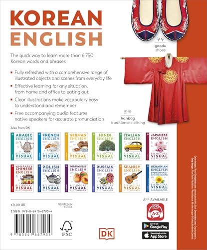 Korean English Bilingual Visual Dictionary - Retail Maharaj