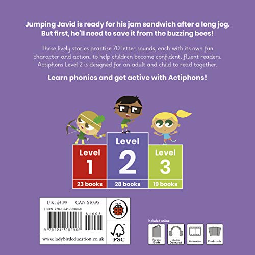 Actiphons Level 2 Book 1 Jumping Javid: Learn phonics and get active with Actiphons! - Retail Maharaj