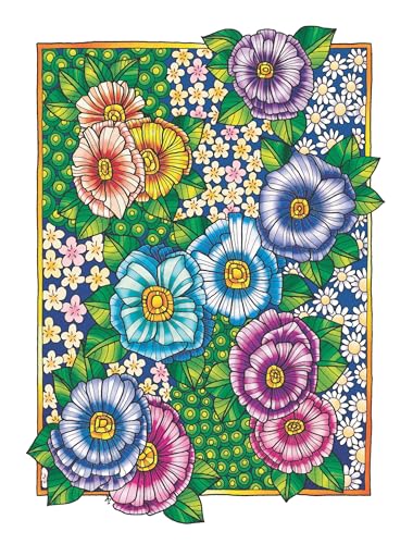 Creative Haven Entangled Gardens Coloring Book