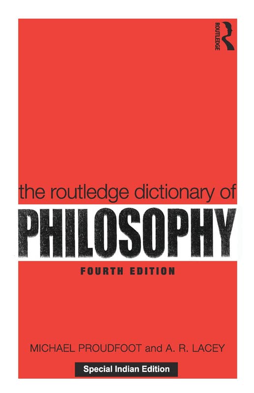 The Routledge Dictionary of Philosophy - Retail Maharaj