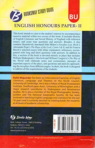 English Honours Paper II (BU) - Retail Maharaj