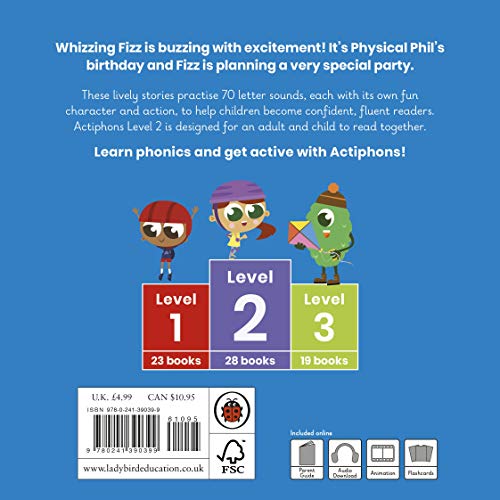 Actiphons Level 2 Book 7 Whizzing Fizz: Learn phonics and get active with Actiphons! - Retail Maharaj