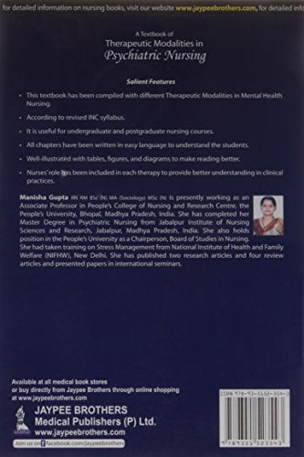 A TEXTBOOK OF THERAPEUTIC MODALITIES IN PSYCHIATRIC NURSING
