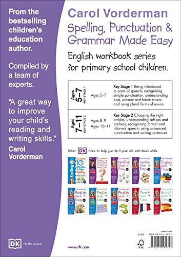 Spelling, Punctuation & Grammar Made Easy, Ages 8-9 (Key Stage 2): Supports the National Curriculum, English Exercise Book - Retail Maharaj