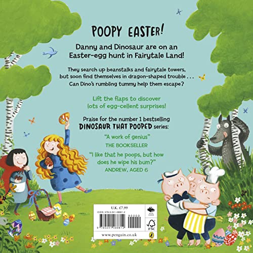 The Dinosaur that Pooped Easter!: An egg-cellent lift-the-flap adventure - Retail Maharaj