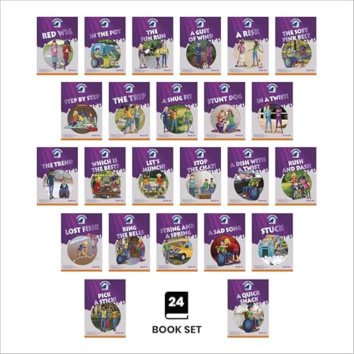 Phonic Books Moon Dogs Extras Set 2: Adjacent consonants and consonant digraphs (Phonic Books Catch Up Readers) - Retail Maharaj