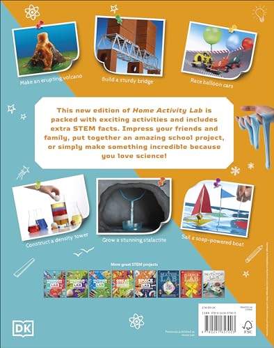 Home Activity Lab: Exciting Experiments for Budding Scientists (DK Activity Lab) - Retail Maharaj