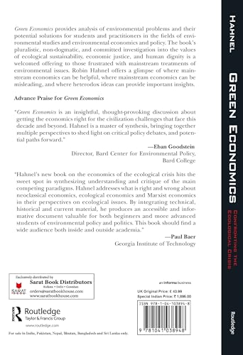 Green Economics:Confronting the Ecological Crisis - Retail Maharaj