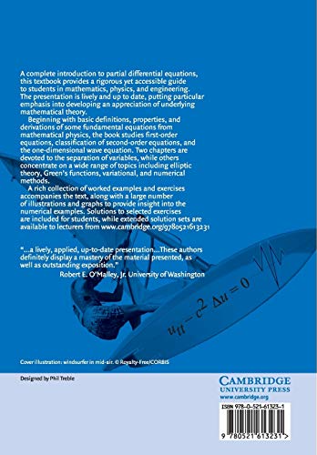 An Introduction to Partial Differential Equations