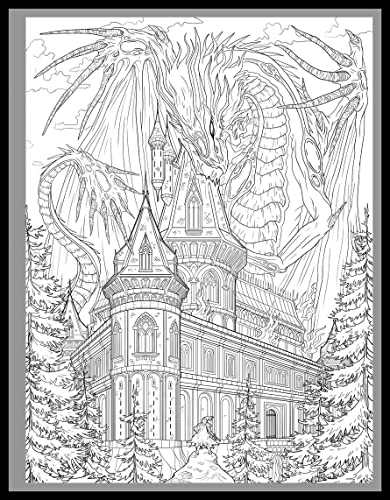 Dark Art Gothica: A Horror Coloring Book