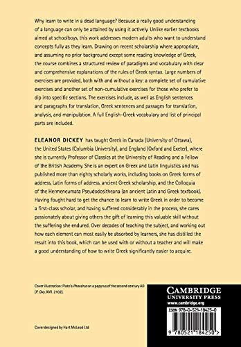 An Introduction to the Composition and Analysis of Greek Prose