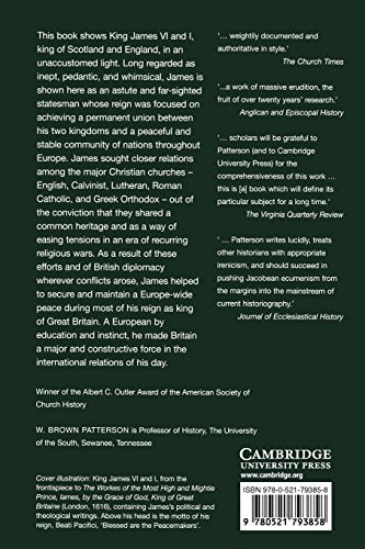 King James VI and I and the Reunion of Christendom (Cambridge Studies in Early Modern British History)