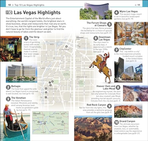 DK Eyewitness Top 10 Las Vegas (Pocket Travel Guide) - Retail Maharaj