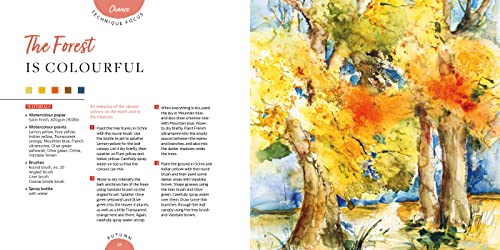 Nature in Watercolour: Expressive Painting Through the Seasons - Retail Maharaj