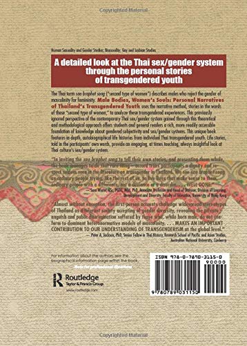 Male Bodies, Women's Souls: Personal Narratives of Thailand's Transgendered Youth (Human Sexuality (Paperback)) - Retail Maharaj