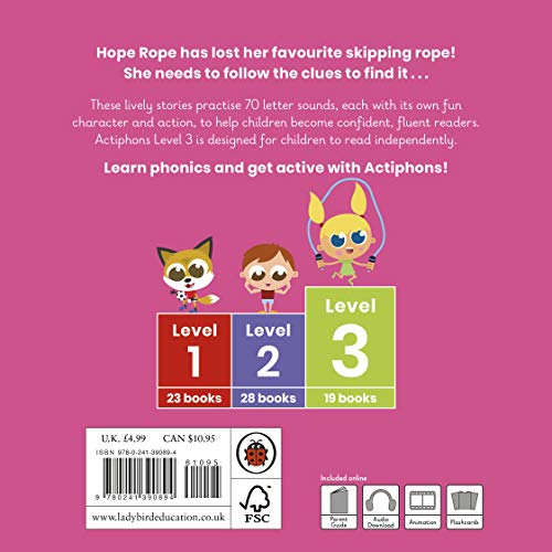 Actiphons Level 3 Book 18 Hope Rope: Learn phonics and get active with Actiphons! - Retail Maharaj