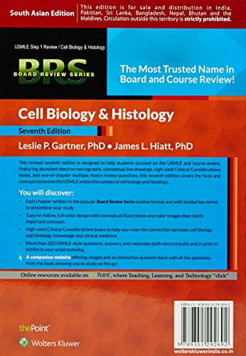 BRS Cell Biology and Histology, 7ed