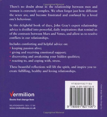 Men Are From Mars, Women Are From Venus Book Of Days - Retail Maharaj