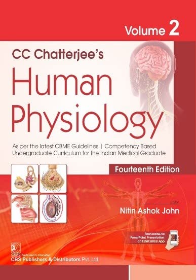 Old Edition - C C CHATTERJEES HUMAN PHYSIOLOGY 14ED VOL 2 (PB 2022) - Retail Maharaj
