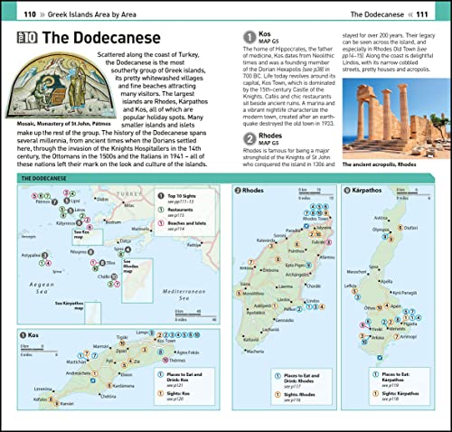 DK Eyewitness Top 10 Greek Islands (Pocket Travel Guide) - Retail Maharaj