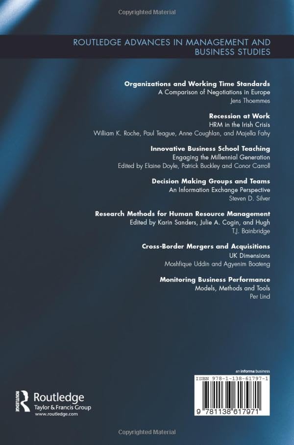 Monitoring Business Performance: Models, Methods, and Tools (Routledge Advances in Management and Business Studies) - Retail Maharaj