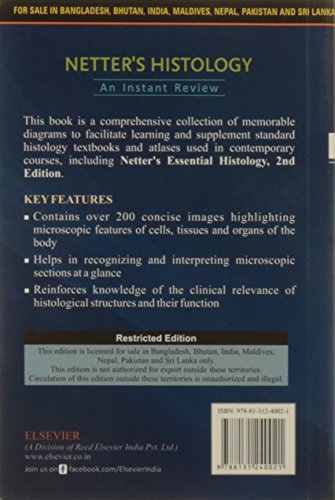 NETTER'S HISTOLOGY AN INSTANT REVIEW (SAE)