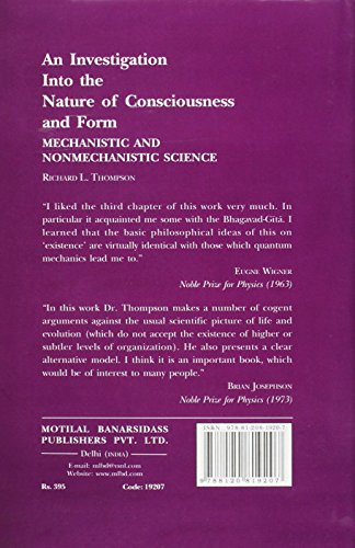 An Investigation Into the Nature of Consciousness and Form: Mechanistic and Nonmechanistic Science - Retail Maharaj