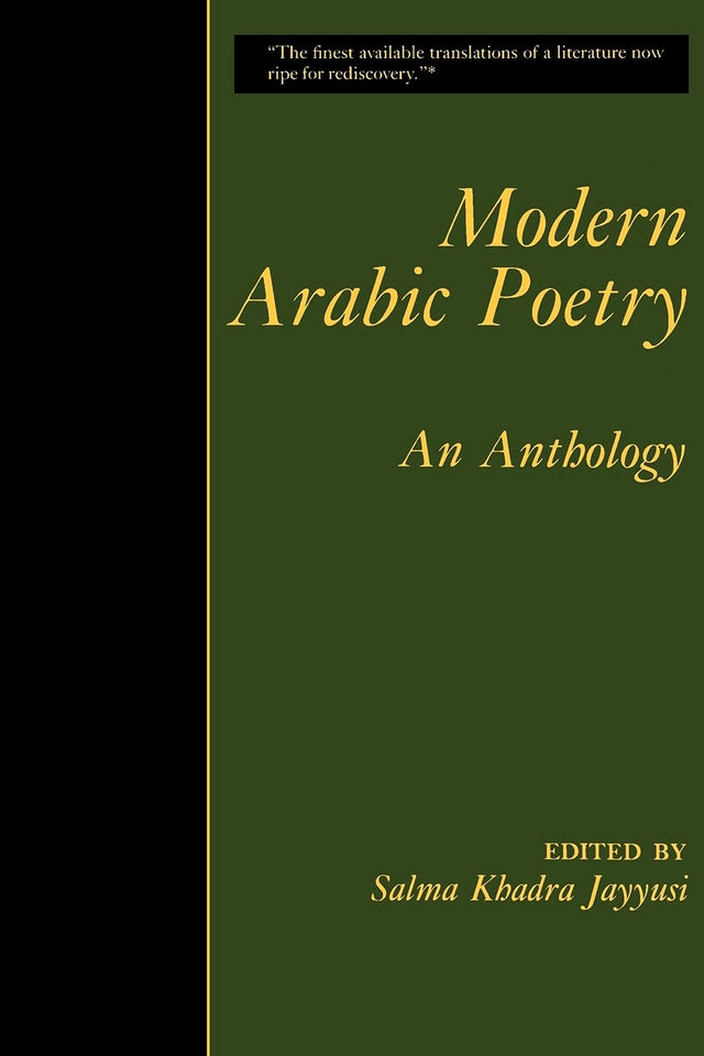 Modern Arabic Poetry: An Anthology - Retail Maharaj