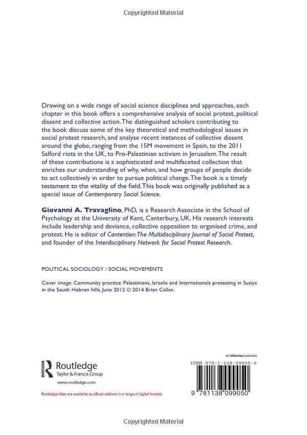Protest, Movements, and Dissent in the Social Sciences: A multidisciplinary perspective (Contemporary Issues in Social Science) - Retail Maharaj