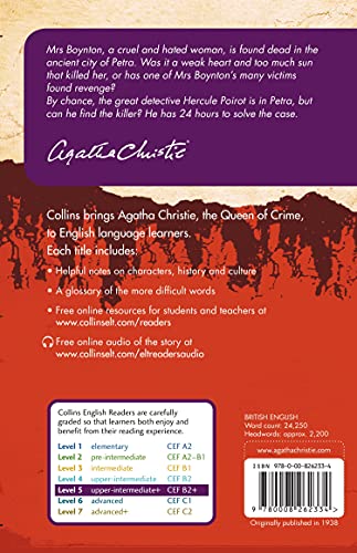 Appointment with Death: B2+ Level 5 (Collins Agatha Christie ELT Readers) - Retail Maharaj