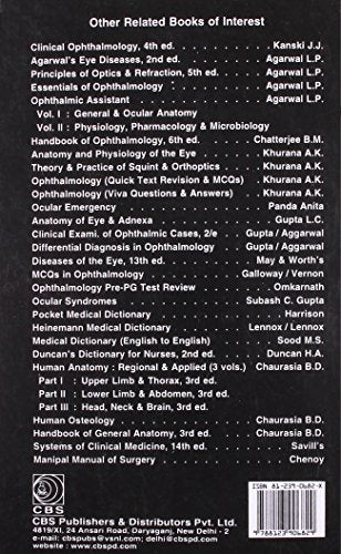 Handbook Of Ophthalmology 6Ed Revised And Enlarged (Pb 2018)
