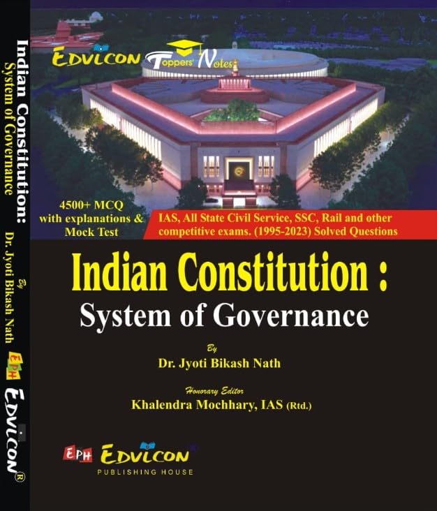 Indian Constitution : Syestem Of Governance (English Version) - Retail Maharaj